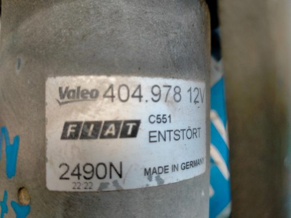 Motorino Tergi Anteriore Fiat Punto Evo 2009 – 2012