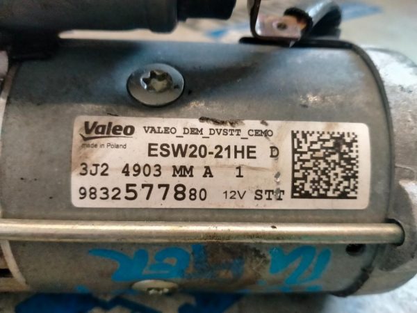 Motorino Avviamento Peugeot Rifter YH01 2018 >