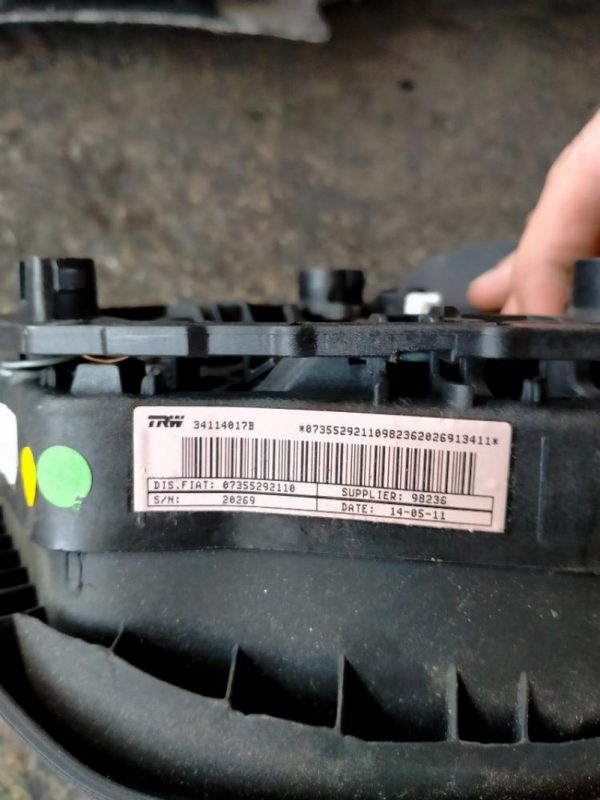 Kit Airbag Lancia Ypsilon 2011 – 2015