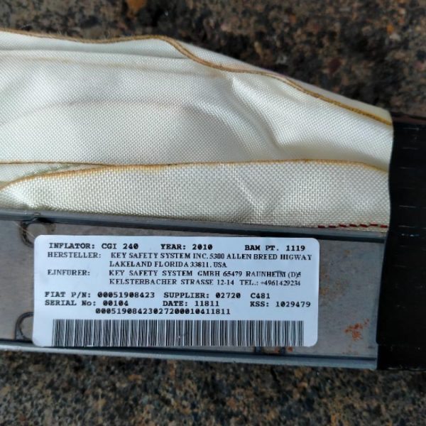 Kit Airbag Lancia Ypsilon 2011 – 2015