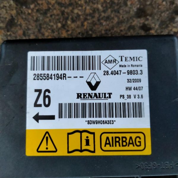 Kit Airbag Renault Megane 2008 – 2014