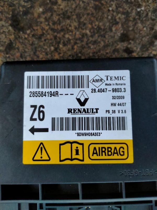 Kit Airbag Renault Megane 2008 – 2014