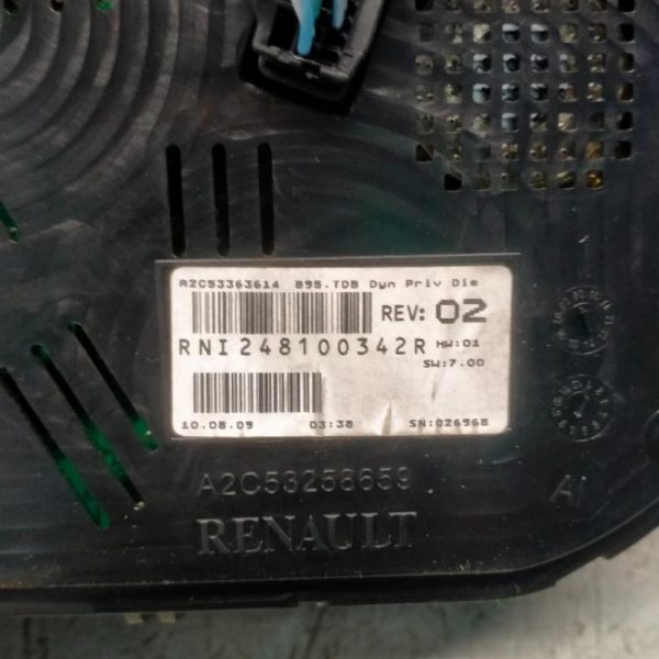 Contagiri / Contachilometri Renault Megane 2008 – 2014