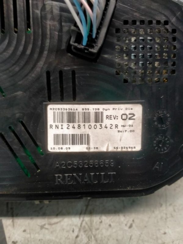 Contagiri / Contachilometri Renault Megane 2008 – 2014