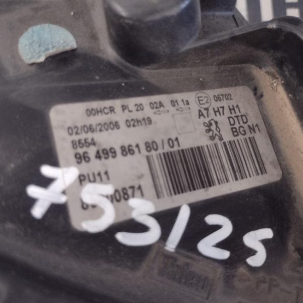 Faro Anteriore Destro Peugeot 207 2006 – 2009