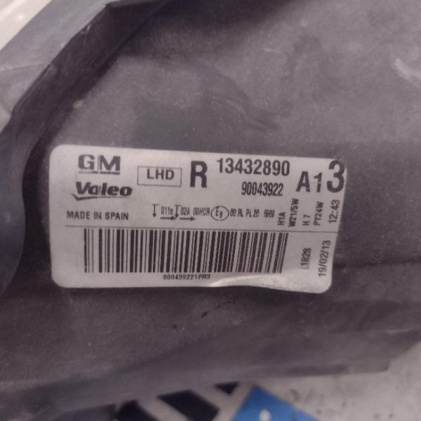 Faro Anteriore Destro Opel Corsa D 2011 – 2014