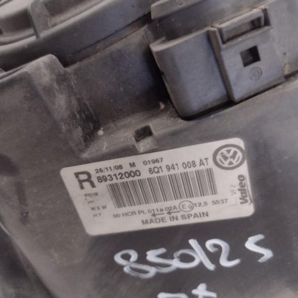 Faro Anteriore Destro Volkswagen Polo 2005 – 2009
