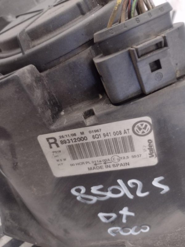 Faro Anteriore Destro Volkswagen Polo 2005 – 2009