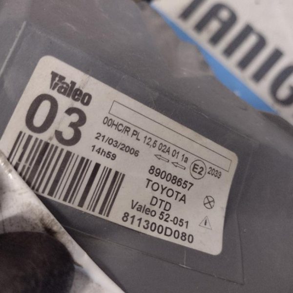 Faro Anteriore Destro Toyota Yaris 2003 – 2005