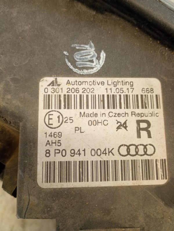 Faro Anteriore Destro Audi A3 2004 – 2008
