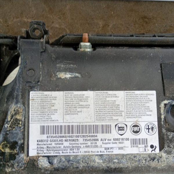 Kit Airbag Fiat 500 169A4000 2008 – 2015