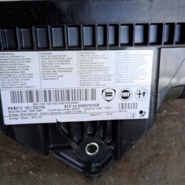 Kit Airbag Fiat 500 169A4000 2008 – 2015