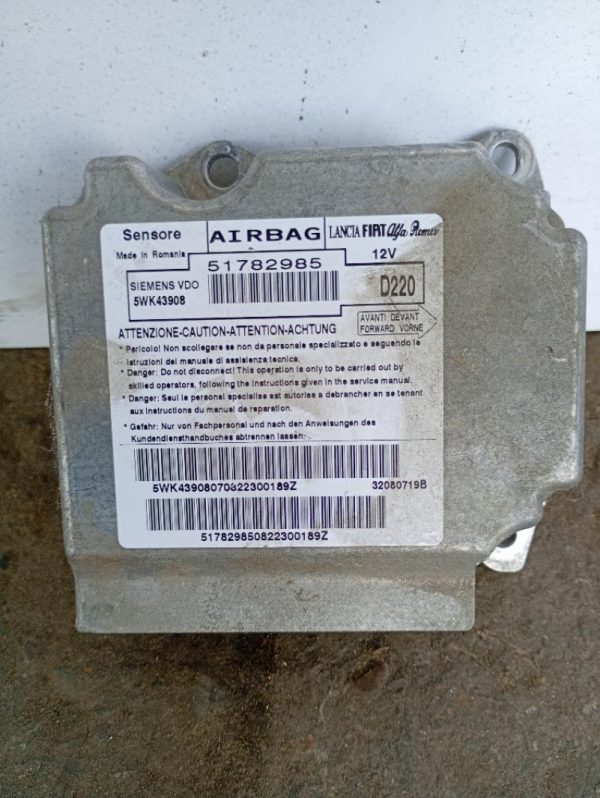 Kit Airbag Fiat 500 169A4000 2008 – 2015