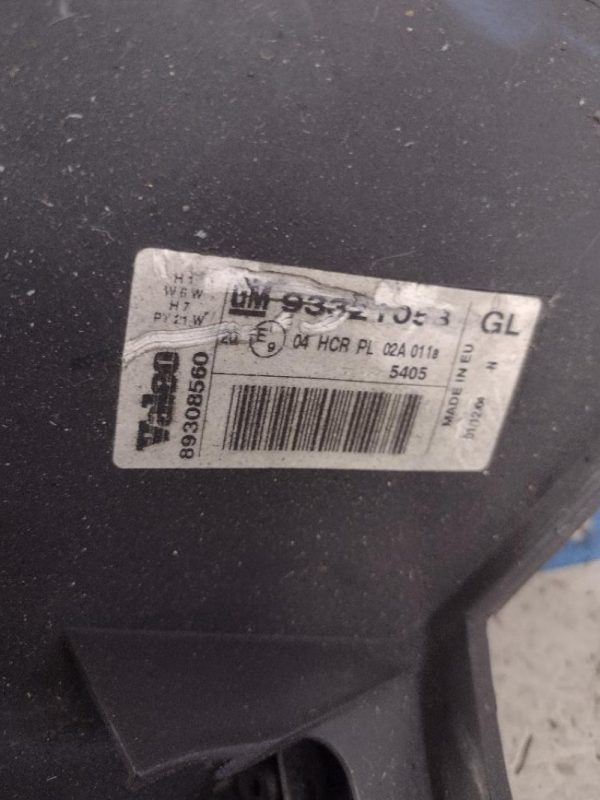 Faro Anteriore Destro Opel Meriva 2004 – 2010