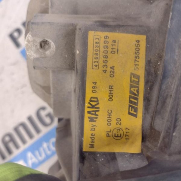 Faro Anteriore Destro Fiat Doblò 2005 – 2017