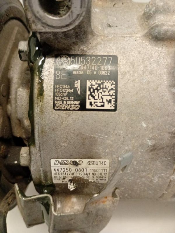 Compressore A/C Alfa Romeo Giulia 2.0 Turbobenzina 147 KW 55273835 2016 – 2020