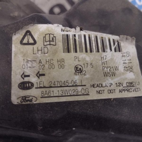 Faro Anteriore Destro Ford Fiesta 2008 – 2013