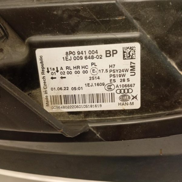Faro / Fanale / Proiettore Anteriore Destro Audi A3 2008 – 2013