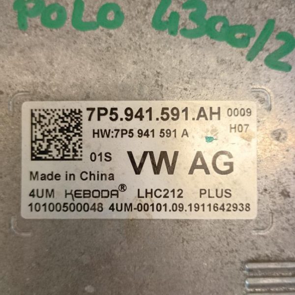 Modulo Controllo LED Volkswagen Polo AW 2017 – 2022