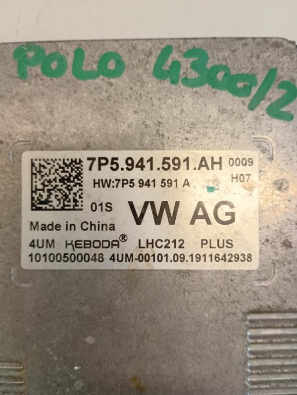 Modulo Controllo LED Volkswagen Polo AW 2017 – 2022