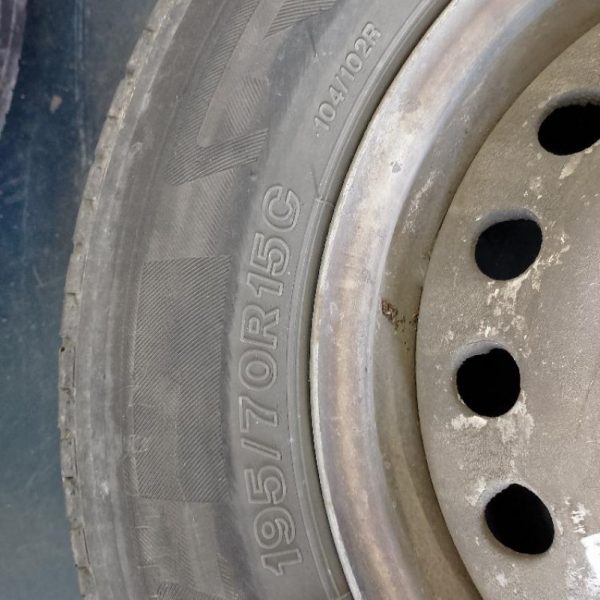 4 Cerchi in ferro Renault Master R15