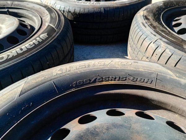 N° 4 Cerchi in Ferro con gomme 185-65-R15 Volkswagen Polo AW 2017 – 2022