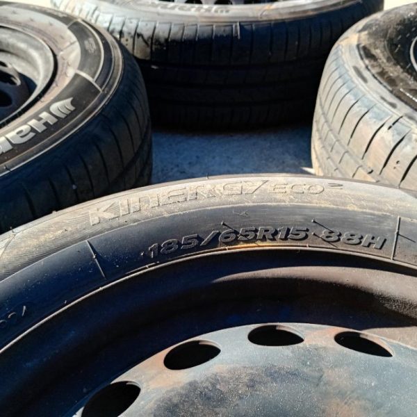 N° 4 Cerchi in Ferro con gomme 185-65-R15 Volkswagen Polo AW 2017 – 2022