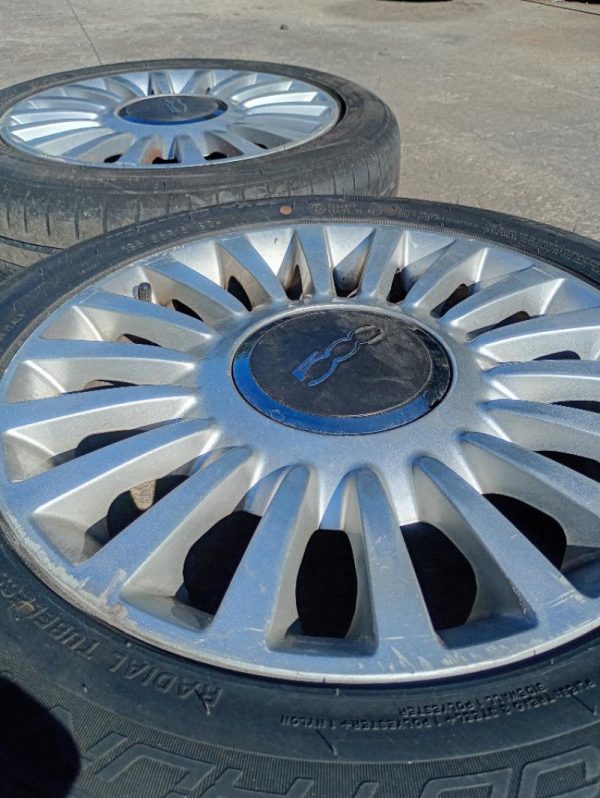 N° 4 Cerchi in Lega R15 Fiat 500 2007 – 2015