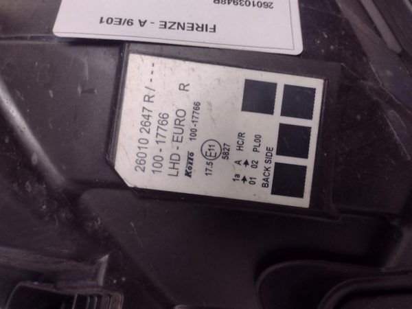 Faro Anteriore Destro Renault Kangoo 2013 – 2020