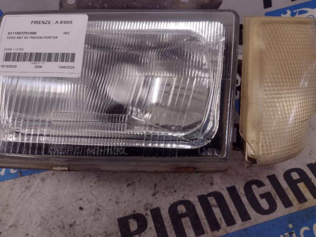 Faro / Fanale / Proiettore Piaggio Porter Sinistro 2008