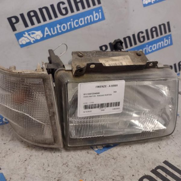 Faro / Fanale / Proiettore Piaggio Porter Destro 2008
