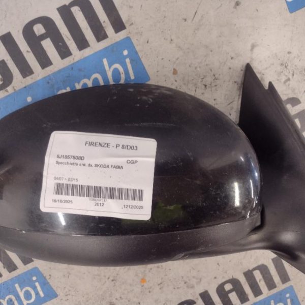 Specchietto Destro Skoda Fabia 2010 – 2014