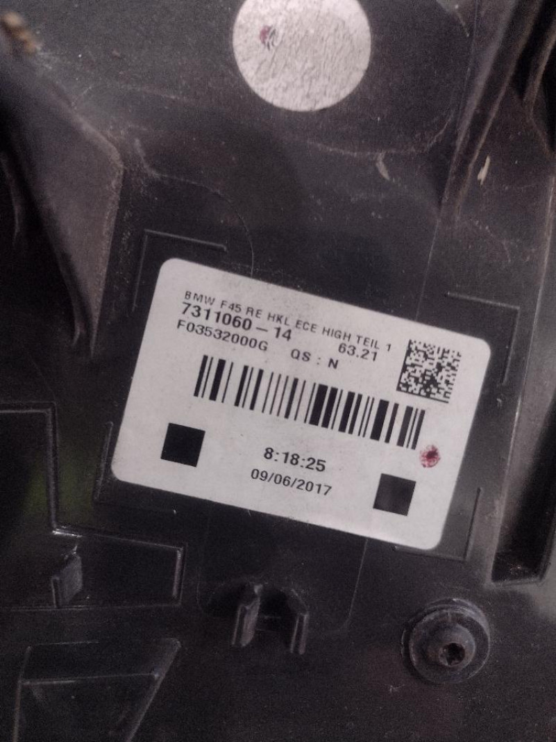 Faro / Fanale Posteriore Destro Bmw Serie 2 Led