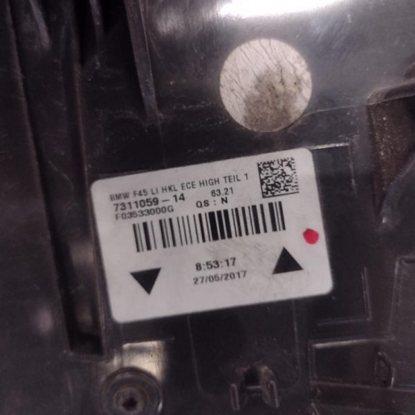 Faro / Fanale Posteriore Sinistro Bmw Serie 2 Led