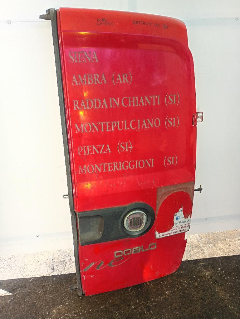 Portello / Battente Posteriore Destro Fiat Doblò 2009 – 2015