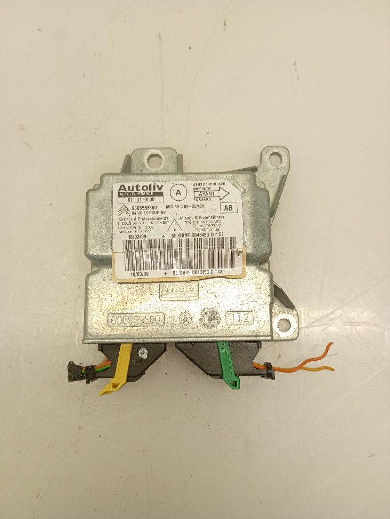Kit Airbag Citroen Berlingo 2008 – 2012