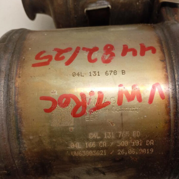 Catalizzatore Volkswagen T-Roc 1.6 TDi 85 KW 116 cv 2017 – 2020