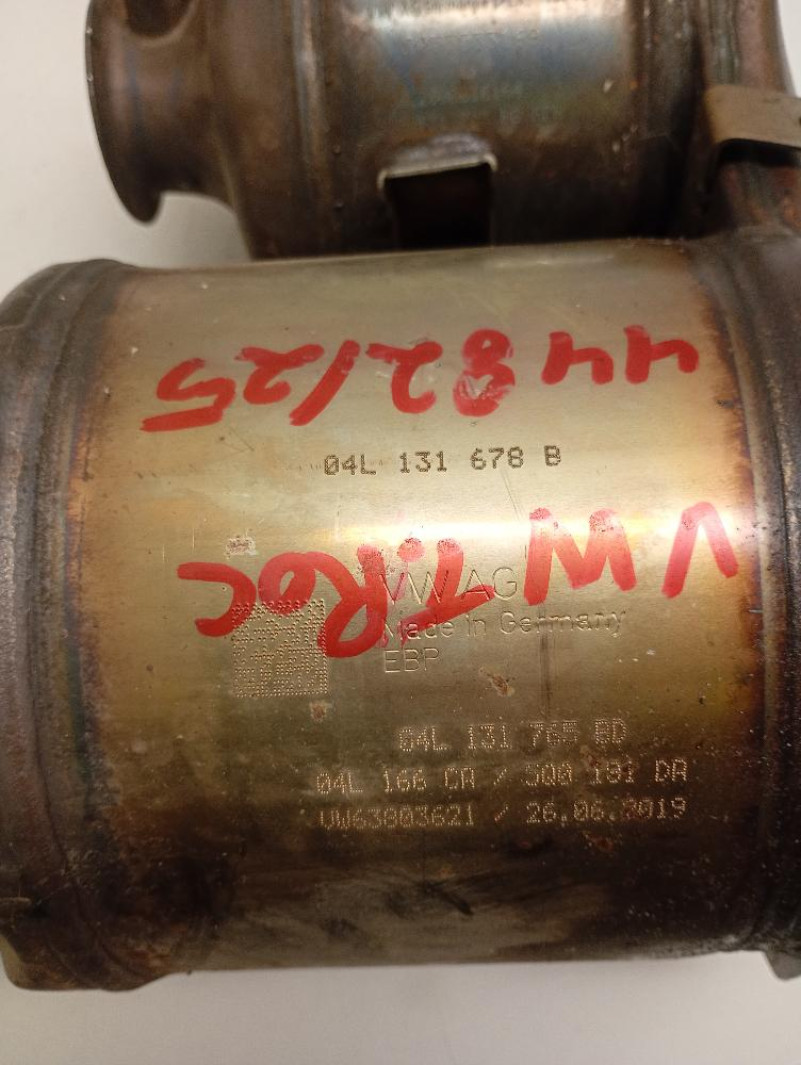 Catalizzatore Volkswagen T-Roc 1.6 TDi 85 KW 116 cv 2017 – 2020