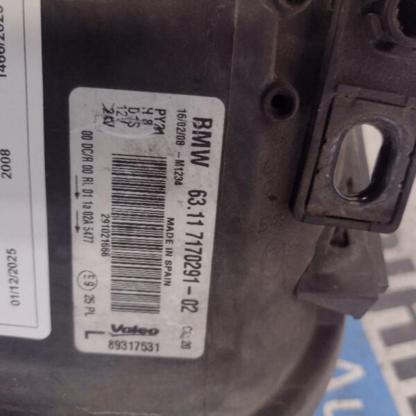 Proiettore / Faro Anteriore Sinistro Bmw Serie 1  XENON 2008