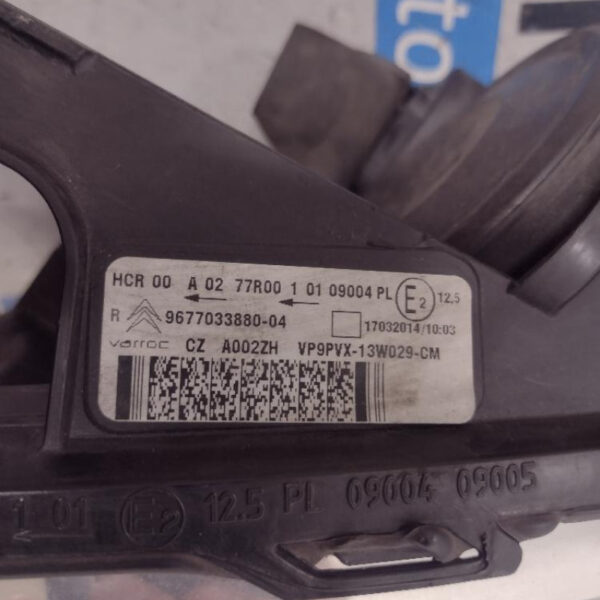 Proiettore / Faro Anteriore Destro Citroen C3 2012- 2016