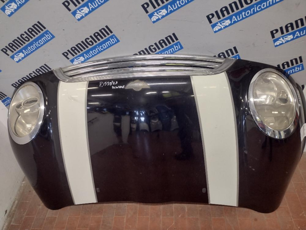 Cofano con fari anteriori Mini One 2004