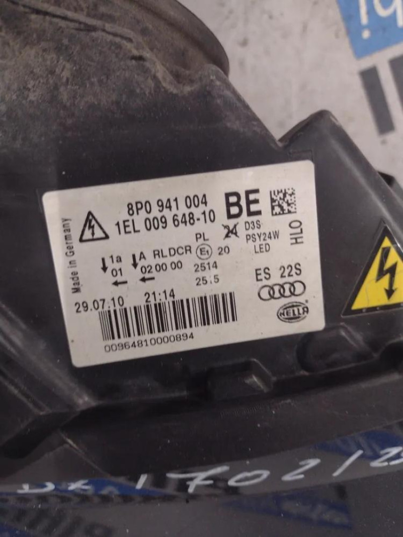 Proiettore / Faro Anteriore Destro Xenon Audi A3 2010 – 2013