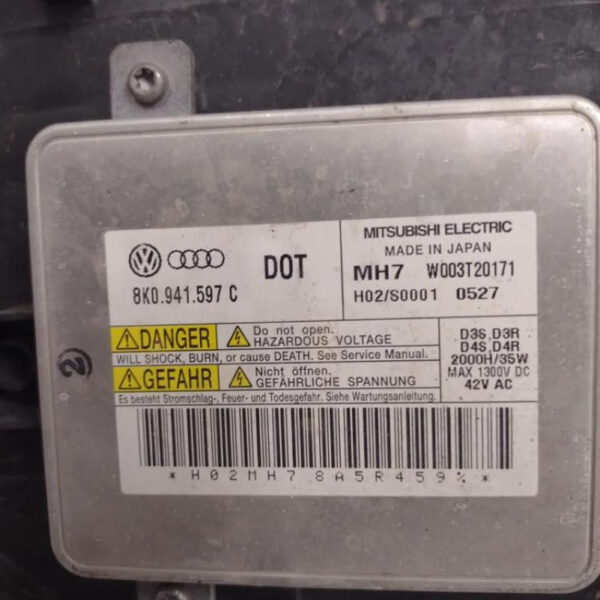 Proiettore / Faro Anteriore Destro Xenon Audi A3 2010 – 2013