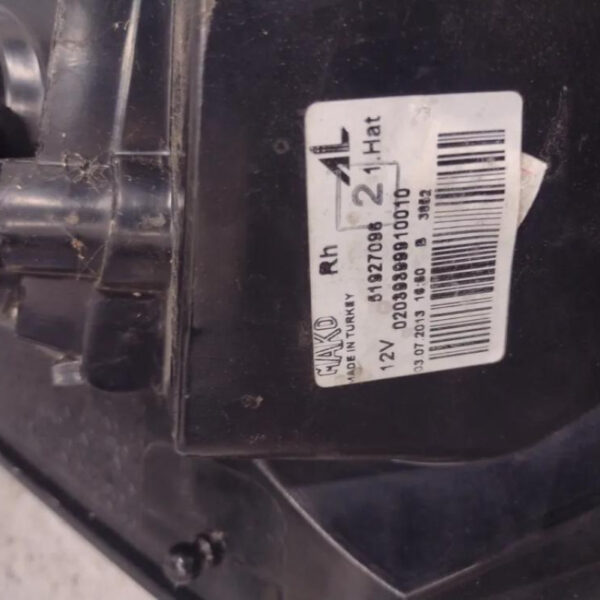 Fanale / Faro Posteriore Destro Fiat Punto Evo 2013