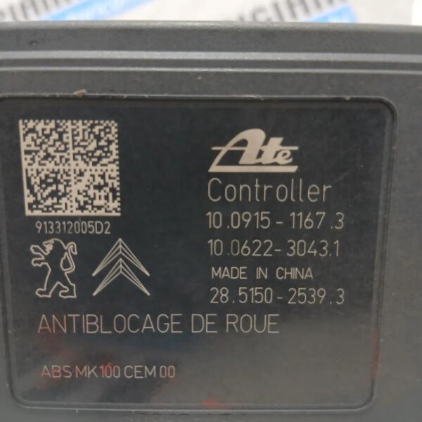 Aggregato / Pompa Abs Citroen C3 2012 – 2016