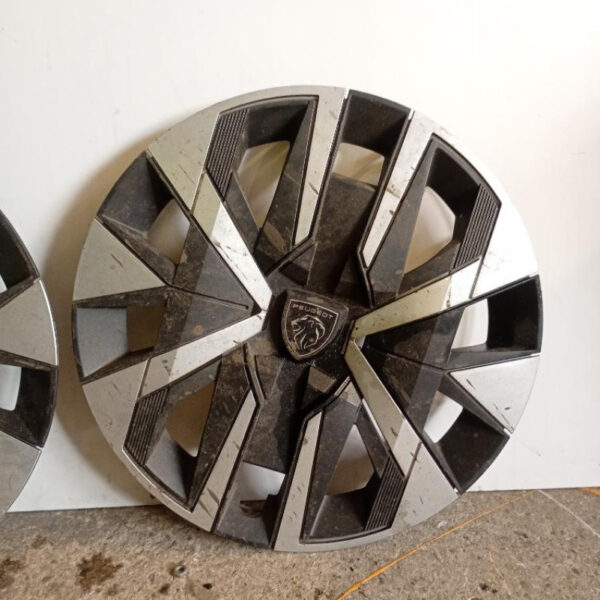 Coppia Borchie / Copricerchi Ruota Peugeot 208 R16 2024