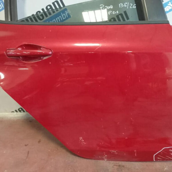 Porta / Portiera Posteriore Destra Peugeot 208 2015 – 2020