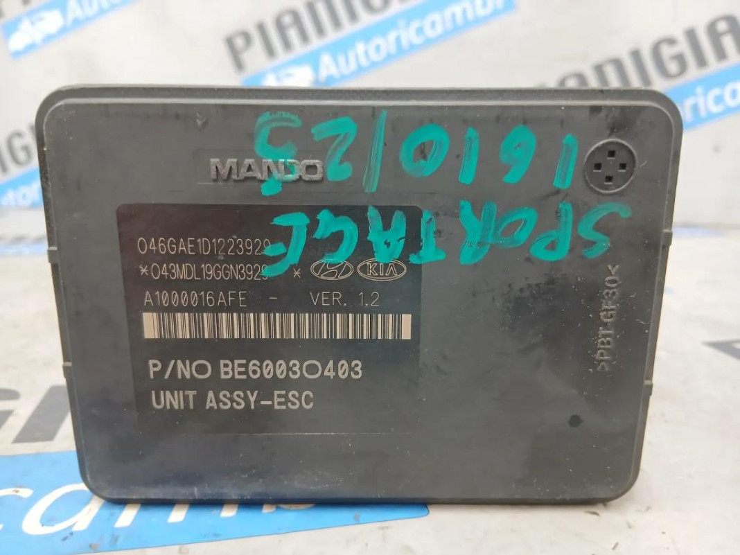 Pompa / Aggregato Abs Kia Sportage 2014 – 2016