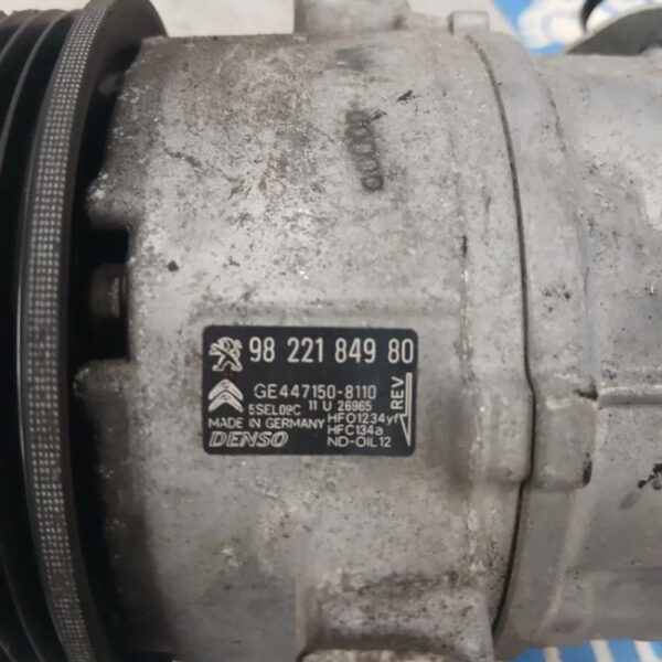 Compressore Aria Condizionata A/c Peugeot 208 HM01 2015 – 2019