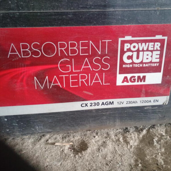 Batteria AGM Power Cube CX 230 12V 230Ah 1200A (EN)